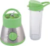 A green and silver personal blender with a clear plastic bottle and lid, shown against a white background. Produktbild-Vorschau