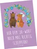 Mr. & Mrs. Panda Grußkarte Polterabend Spaß - Lavendeltraum Produktbild-Vorschau 1