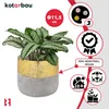 KOTARBAU® Pot de fleurs en céramique grand or Céramique non Voir les images du produit 4