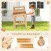 DREAMADE Kinder Gartenküche mit reichlich Zubehör, Grill Produktbild-Vorschau 4