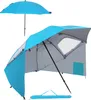 Aopunly Strandschirm Sonnenschirm 210cm UV Schutz 50+ Produktbild-Vorschau 1