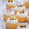 Catelves cantiere torta decorazione escavatore trattore Anteprima dell’immagine prodotto 4