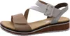 Rieker Damen Keil-Sandaletten Weiß/Beige Voir les images du produit 76