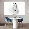 MuchoWow® Poster Pferd - Aquarell - Tiere - Weiß 180x120 cm Produktbild-Vorschau 5
