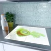 Spritzschutz Herdabdeckplatte Schneidebrett aus Glas Kiwi Produktbild-Vorschau 2