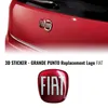 Nálepka Fiat 3D logo náhradného dielu pre Grande Punto Náhľad obrázku produktu 2