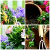 Wanduhr - Quadrat - Glasuhr - Pflanzen Garten Frühling Produktbild-Vorschau 8