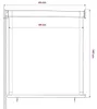 Tenda a rullo esterna 60x140 cm antracite Anteprima dell’immagine prodotto 5