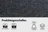 Eigenschaften: schwer entflammbar, rutschfest, Infos zu Pol- und Gesamtgewicht. Höhe: ca. 2,5 mm. Produktbild-Vorschau