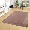 Hochflor Velours Teppich Luna Schoko, Größe:80x240 cm Produktbild-Vorschau 1