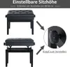 HOMCOM Klavierhocker Klavierbank Bank Schminkhocker Hocker Produktbild-Vorschau 12