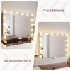 SONNI Kosmetikspiegel 80x65,5cm Schminkspiegel mit 3 Farbe Produktbild-Vorschau 4