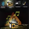 Noodradio met 16000mAh zonne-energie en handkruk - Productafbeelding-voorbeeld 2