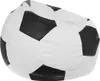 Ecopuf, Sitzkissen Fußball L, Farbe: Schwarz Produktbild-Vorschau 3
