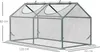 Outsunny skleník s 2 polkruhovými oknami 845-368V04 Náhľad obrázku produktu 3
