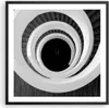 Gerahmtes Poster - Schwarzer Rahmen - Stück Modern Treppe - Produktbild-Vorschau 1