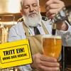 Metallschild XL in 21x28 cm mit Alkohol-Spruch Tritt ein! Produktbild-Vorschau 5