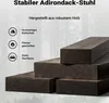 Wiltec zahradní židle z masivu Adirondack 89 x 72 x 92,5 Náhled obrázku produktu 3
