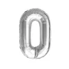 Oblique Unique Folien Luftballon mit Zahl 0 Geburtstag Produktbild-Vorschau 1