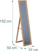 Relaxdays Spiegel, 155 x 37 cm, 2-in-1: vrijstaande spiegel Productafbeelding-voorbeeld 4