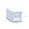 Zeller CD-Box, Pappe, weiß 16,5x28x15 Produktbild-Vorschau 6
