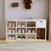 Skríň Na Topánky S Sedadlom Loft Biela Lavica Prechodová Náhľad obrázku produktu 2
