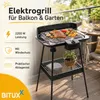 Bituxx Elektrischer Standgrill Balkongrill Gartengrill Produktbild-Vorschau 2