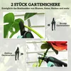 Ensemble d'outils de jardinage Outsunny, 2 pièces, outils Voir les images du produit 4