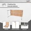 Höhenverstellbarer Klapptisch, schwarz, Campingtisch 120 x Produktbild-Vorschau 7