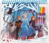 Kolorowanka Frozen Szkicownik z pisakami i naklejkami Elsa Podgląd zdjęcia produktu 2