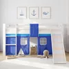 Lits superposé 90x200 cm avec Toboggan Matelas Lit Voir les images du produit 11