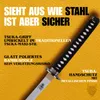 Katana décoratif sabre de samouraï en bois 103 cm avec Voir les images du produit 5