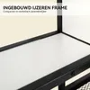 Puluomis wandplank met RGB-verlichting, 120 cm, MDF-houten Productafbeelding-voorbeeld 7
