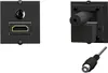 BACHMANN Rahmen 1xHDMI 90°+1xMiniklinke Produktbild-Vorschau 1