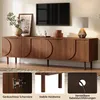 Merax TV Lowboard TV-Schrank mit 4 Türen und 2 Staufächer,  Produktbild-Vorschau 8