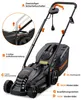 DOVAMAN 1300W Elektro Rasenmäher 33cm Stahlmesser 5-fach Produktbild-Vorschau 2