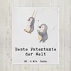 Mr. & Mrs. Panda Sofadecke Pinguin Beste Patentante der Produktbild-Vorschau 2