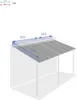 Pergola-gewebe "belize" schiefer 2,95x2,92m für pergola Produktbild-Vorschau 2