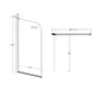 Badewanne MODERN 180x80 mit Füßen, mit Siphon und Schürze Produktbild-Vorschau 8