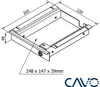 Dokumentenschublade CAVO 220 mm weiß V2 Produktbild-Vorschau 4