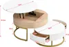 MERAX Couchtisch Set mit goldenen Metallrahmen und Produktbild-Vorschau 7