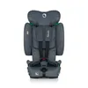 A studio shot of a gray child car seat against a white background. Voir les images du produit