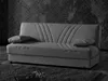 Schlafsofa Schlafcouch grau 198 cm mit Bettkasten - KAYA - Produktbild-Vorschau 2