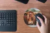 MuchoWow® Mauspad Mousepad Kühe - Gras - Zaun 20x20 cm - Produktbild-Vorschau 4