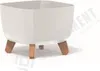nabbi Plastový kvetináč na nožičkách DGQL300 29 cm - biela Náhľad obrázku produktu 22