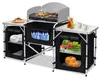 QEENTOE, cuisine de camping pliable, armoire de camping Voir les images du produit 1