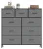 SONGMICS Kommode, Schrank, 9 Stoffschubladen, für Produktbild-Vorschau 3