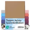 etérea Topper Jersey Spannbettlaken 200x220 cm – 100 % Produktbild-Vorschau 1