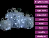 vidaXL Set di decorazioni per scatole regalo 3 pz. Bianco Anteprima dell’immagine prodotto 3