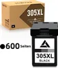 600 Seiten XXL 305 Schwarz Patronen Ersatz für HP 305XL Produktbild-Vorschau 1